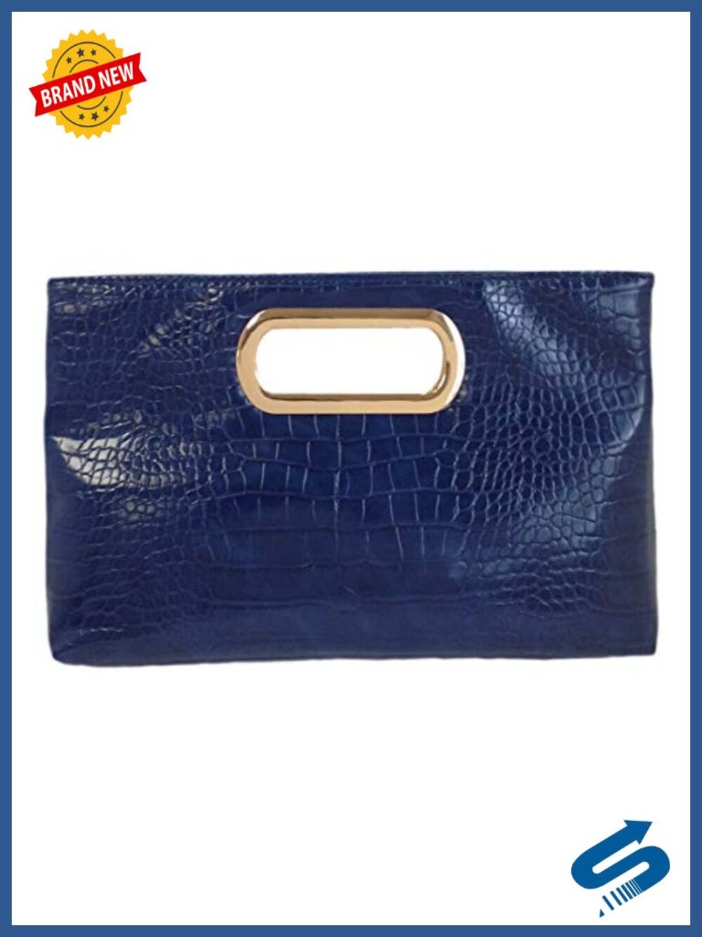Cork Top Handle Clutch Evening Bag with Chain Crossbody